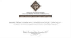Desktop Screenshot of lesnouvellesrp.com